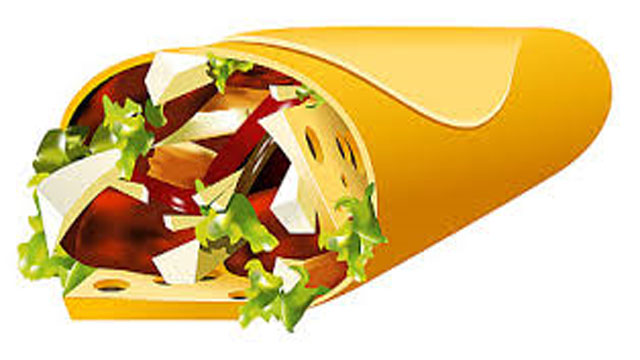 Burrito cartoon foods that make your mouth water clip art