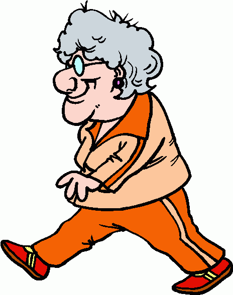Cartoon pictures of old people clipart
