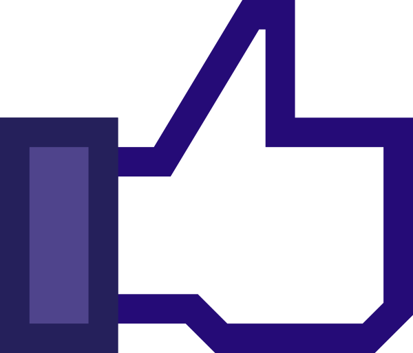 Facebook like icons clipart