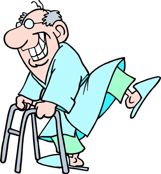 Old people pic of old men clipart