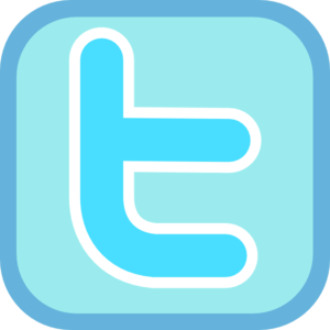 Twitter and facebook logo clipart