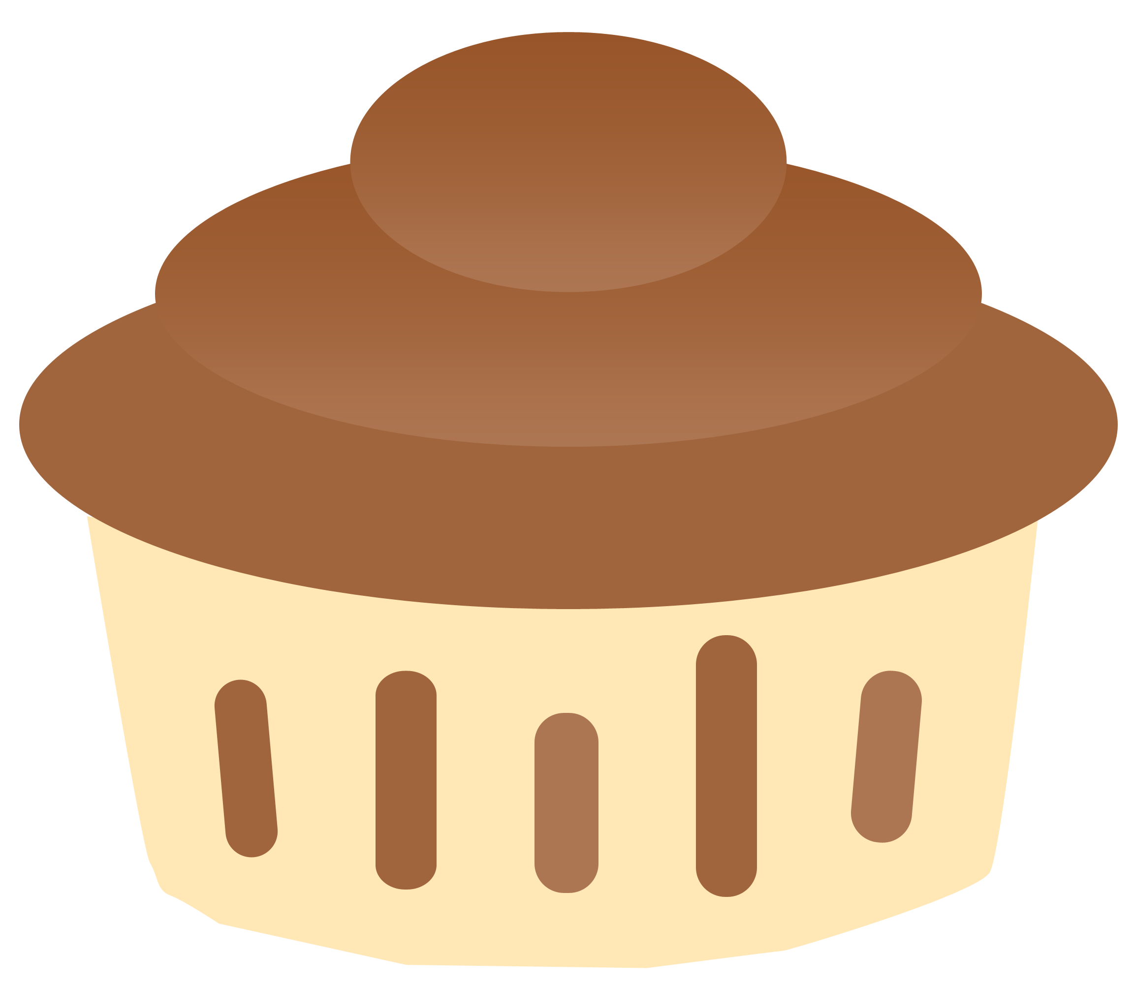 Chocolate cupcake by maddielovesselly clipart clipart