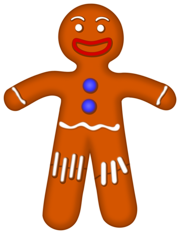 Clipart gingerbread man