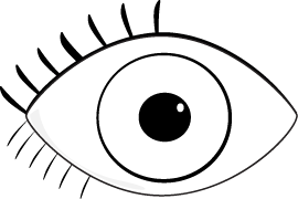 Eyeball black and white eye clip art black and white eye image