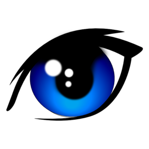 Eyeball blue vector eye clip art high quality clip art