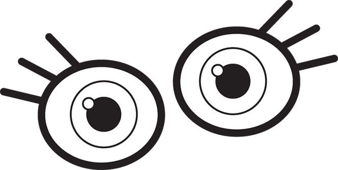 Eyeball eye clip art for kids free clipart images