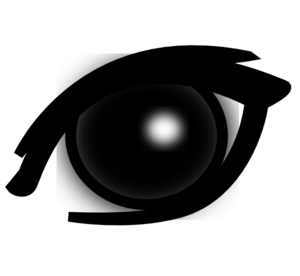 Eyeball eye clipart or cartoon clipart
