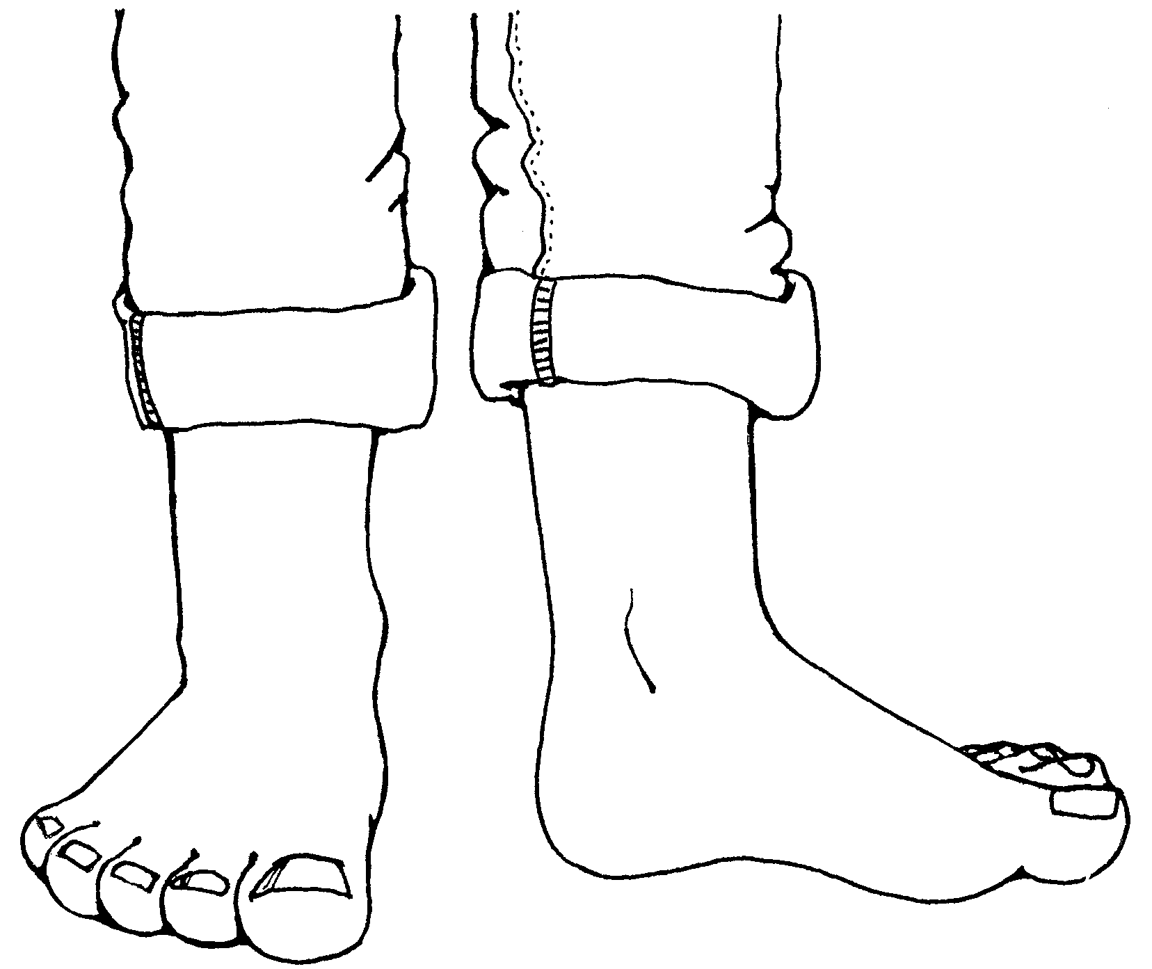 Foot clipart 4