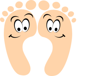 Foot happy feet clip art at vector clip art