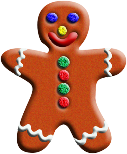Gingerbread man by clipartcotttage on