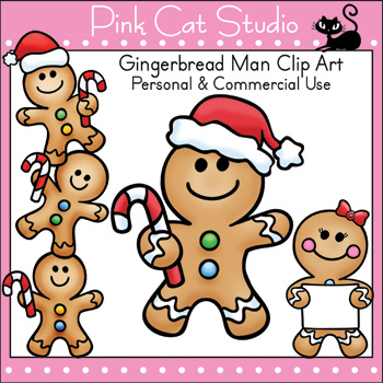 Gingerbread man free downloadable artwork clip art