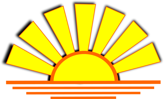 Sunset graphic weather sun sun 7 sunset graphic html clip art