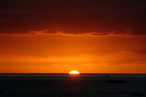 Sunset photo clipart image beautiful hawaiian sunset over the