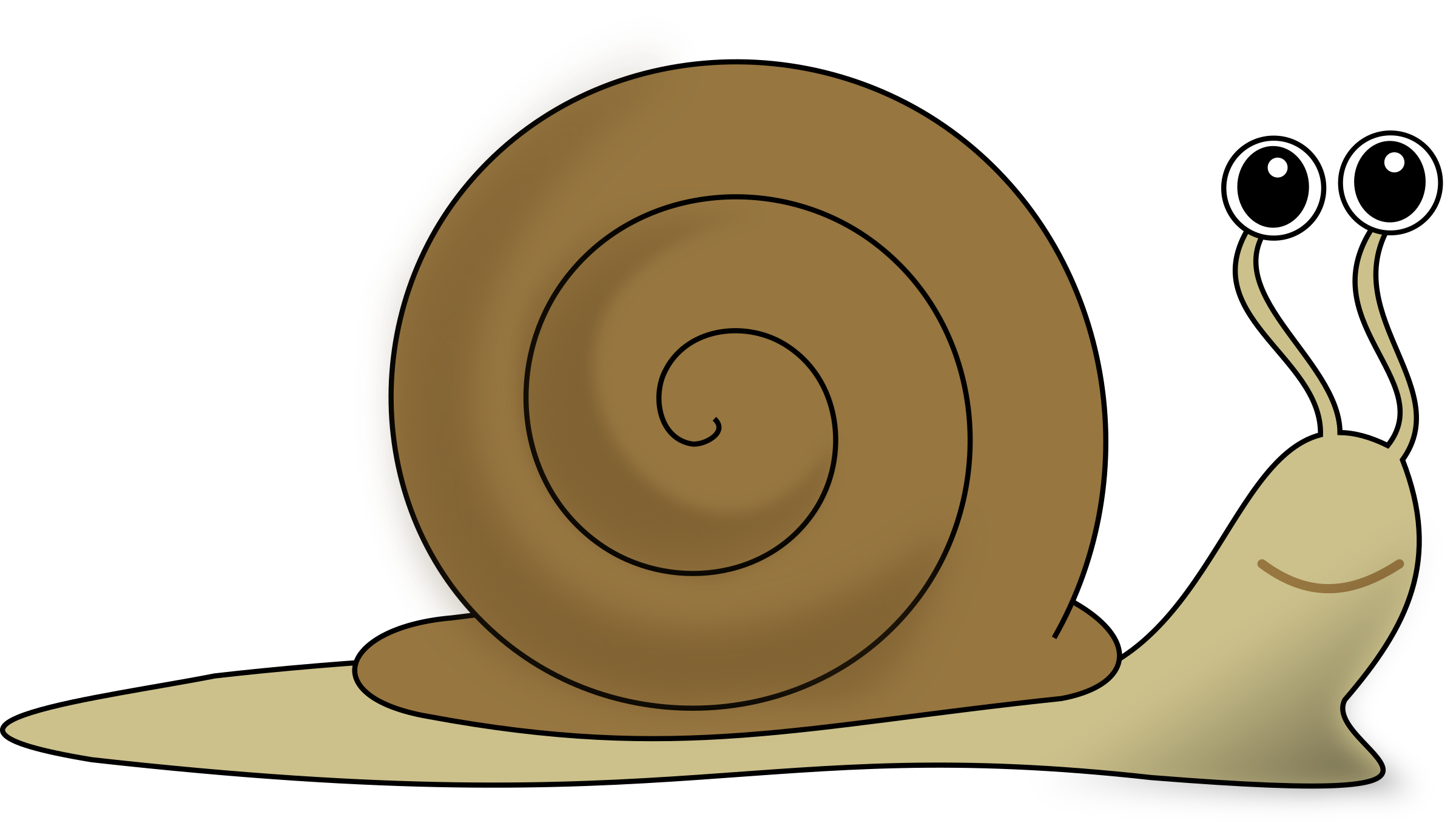 Clip art of snails dromiag top