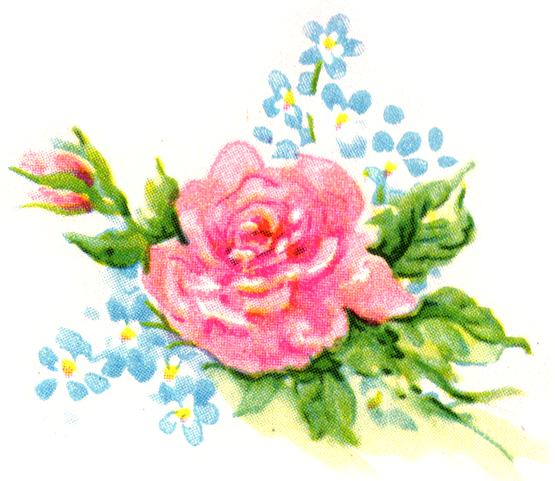 Free victorian floral clipart