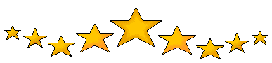 Public domain stars long gold star linebars stars clip art
