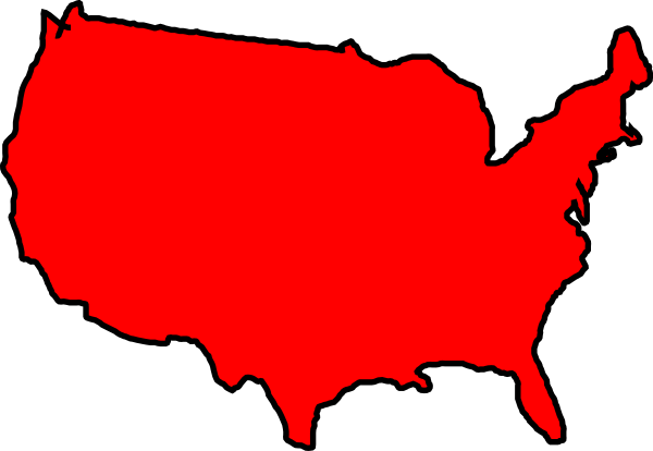 Us map usa clipart dromibe top