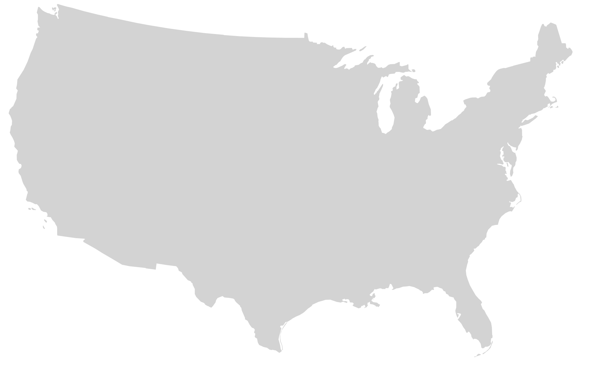 Us map usa map outline dromiba top clipart