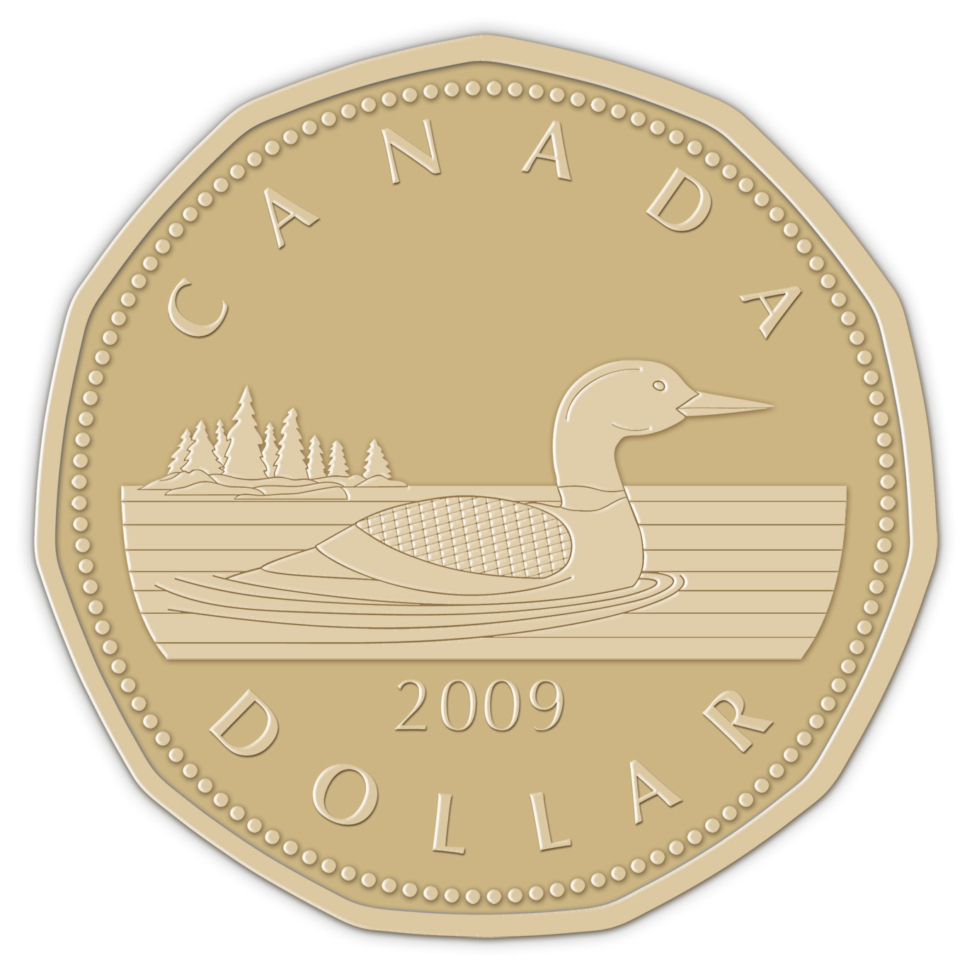 Dime canadian money clipart