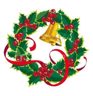 Wreath clipart christmas garland free clipart images image