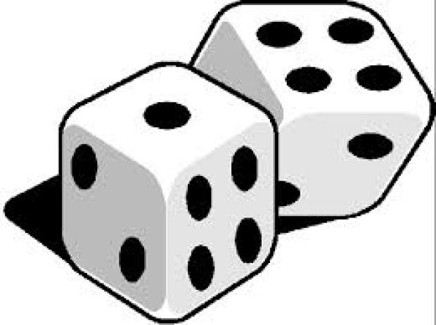 2 dice clipart free clipart images