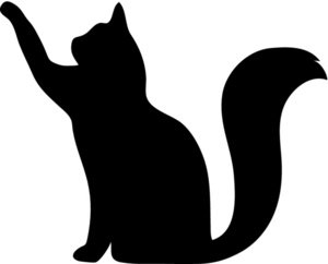 Dog and cat silhouette clip art free free