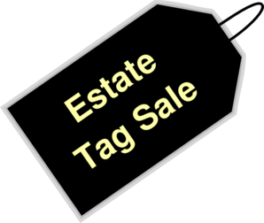 Estate tag sale clip art at vector clip art