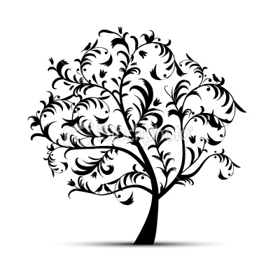 Oak tree silhouette free clipart images 3