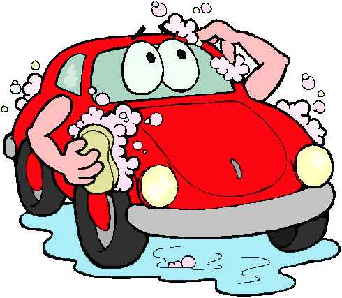 Cartoon car wash clipart 2