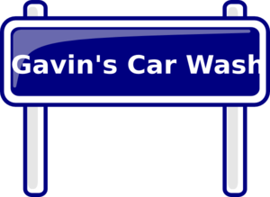 Gavin car wash clip art at clker com vector clip art