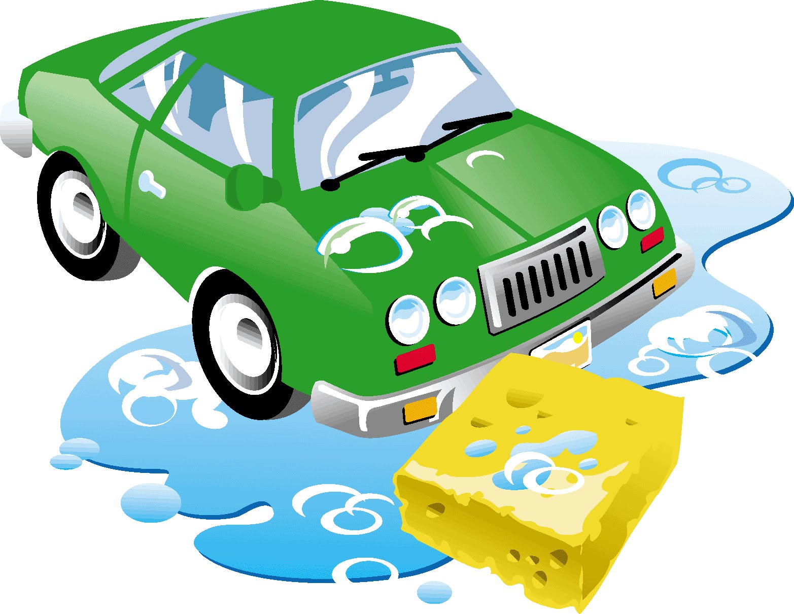 Vw car wash clipart