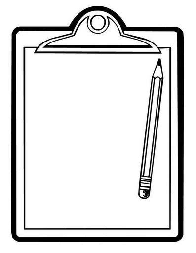 Clipboard and pencil printables cornices