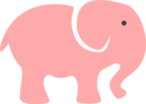 Cute elephant photos of baby pink elephant clip art cute pink elephant