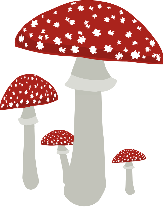 Free group of mushrooms clip art clipart clipart