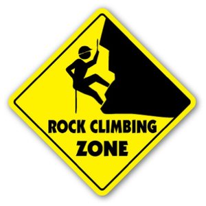 Amazon rock climbing zone sign xing t novelty clips ropes