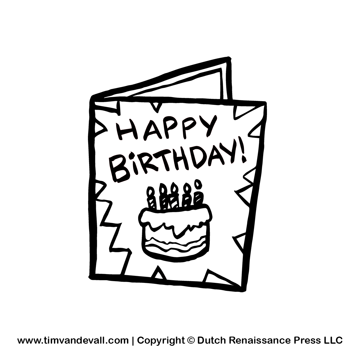 Birthday cards free clip art
