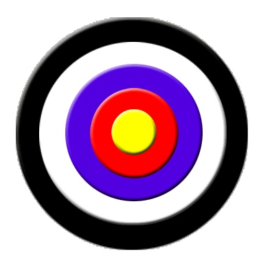 Bullseye bulls eye graphic clipart