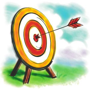 Bullseye so what should we aim for in marriage hot holy  clip art