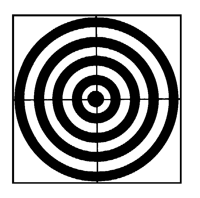 Bullseye targets to print clip art