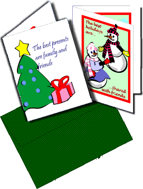 Cards christmas card clip art