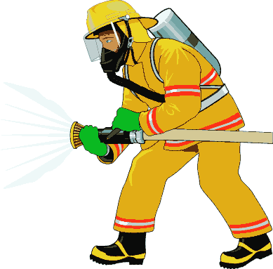 Firefighter fireman clip art clipart clipartcow