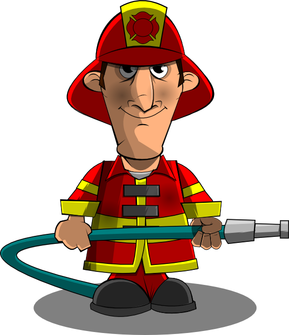 Fireman cute firefighter clipart free clipart images 3