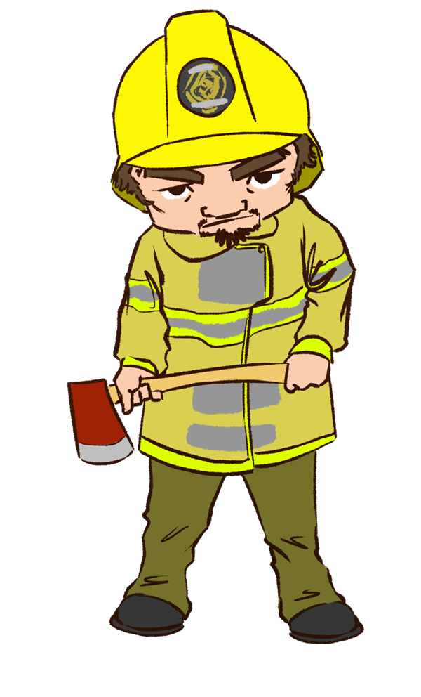 Fireman free to use  clip art