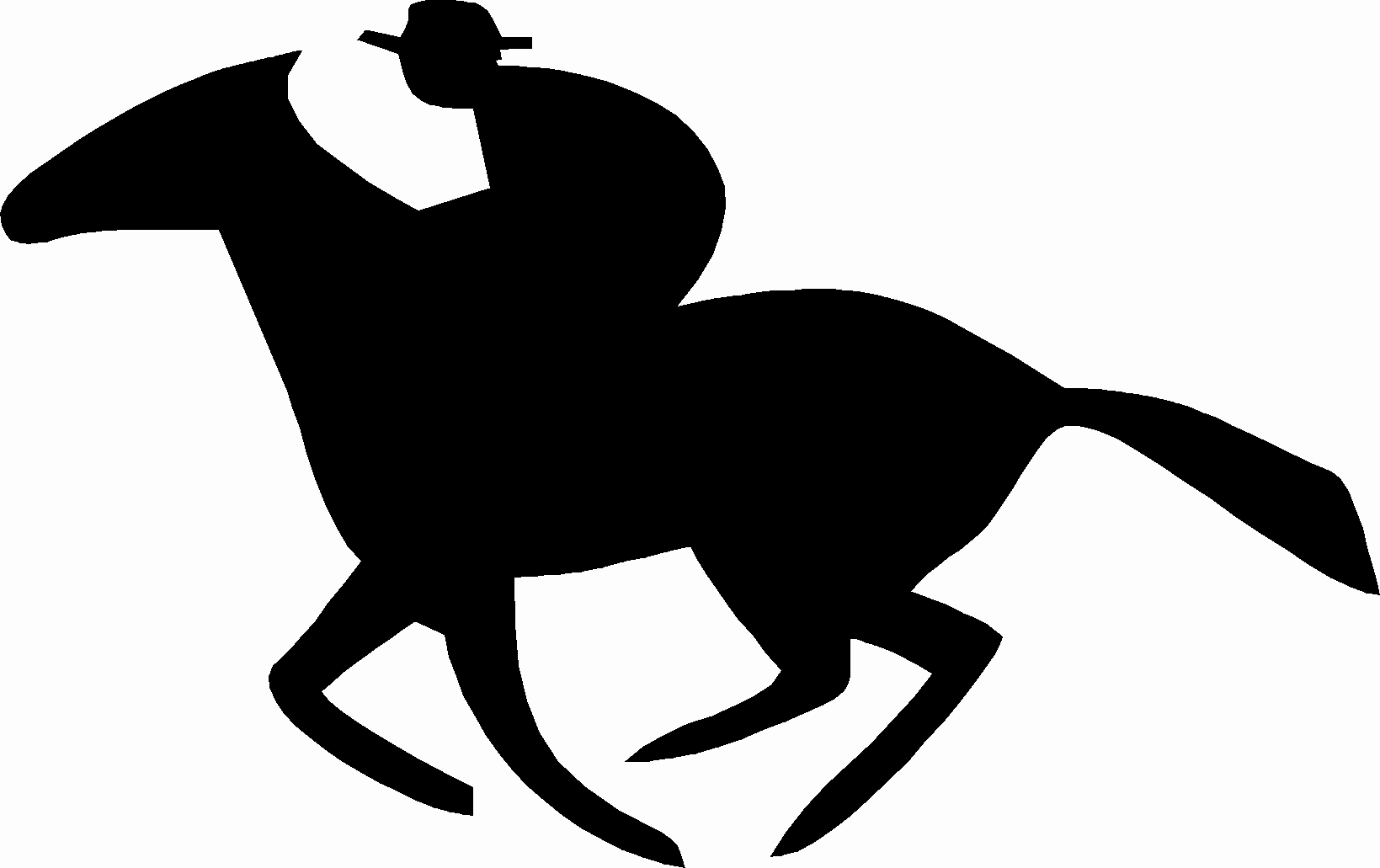 Clip art horse racing free clipart images