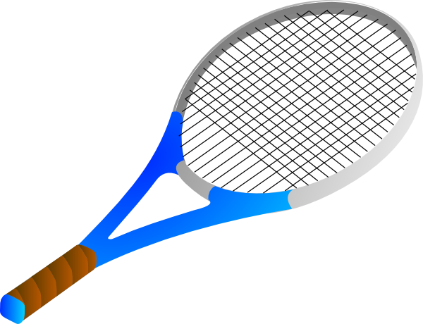 Tennis racket clip art at clker vector clip art