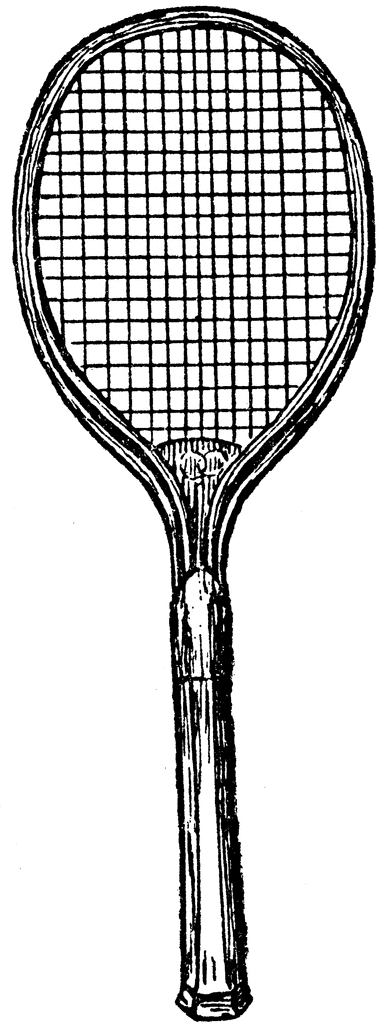 Tennis racket clipart etc