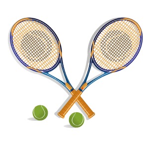 Tennis racket vector clip art freevectors net