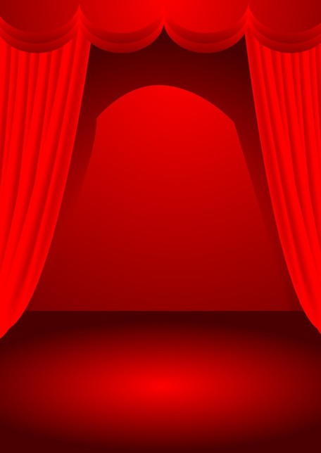 Theater stage curtain clip art vector stage curtain graphics