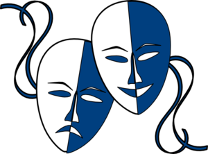Theater theatre masks clip art related keywords 