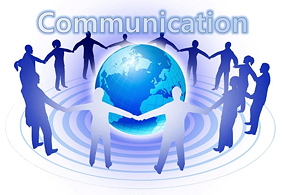 Communication the four  clipart
